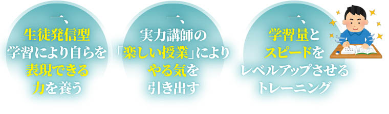 東進中学NETの指導方針 天井を設けず、得意を一気に伸ばす学習指導